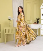 KHADDAR 3PC WITH KHADDAR PRINTED SHIRT & TROUSER-106 - Image 5