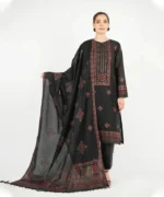 Dhanak-3PC Embroidered Shirt with Dhanak Embroidered Dupatta -154