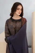 3PC KARANDI PRINTED SHIRT WITH KARANDI PRINTED DUAPTTA AND TROUSER - 26 - Image 2