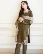 Dhanak 3PC Embroidered - Image 3