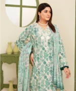 KHADDAR 3PC WITH KHADDAR PRINTED SHIRT & TROUSER-126 - Image 3