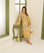 KHADDAR 3PC WITH KHADDAR PRINTED SHIRT & TROUSER- 162 - Image 3
