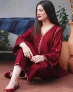 Dhanak 3PC Embroidered-17 - Image 3