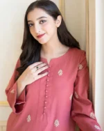 Dhanak 3PC Embroidered - 22 - Image 4