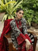 3PC KARANDI PRINTED SHIRT WITH KARANDI PRINTED DUAPTTA AND TROUSER -111 - Image 2
