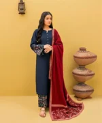 Dhanak 3PC Embroidered- 42