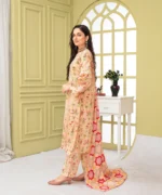 KHADDAR 3PC WITH KHADDAR PRINTED SHIRT & TROUSER-147 - Image 4