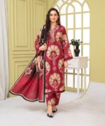 KHADDAR 3PC WITH KHADDAR PRINTED SHIRT & TROUSER-125