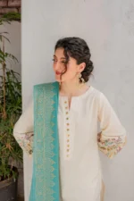 Dhanak 3PC Embroidered-624 - Image 3