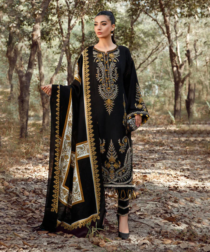 4_1_56360c37-e355-4768-a390-d8f9b0c38731 Dhanak-3PC Embroidered Shirt with Digital Printed Wool Shawl - 96 - Image 1
