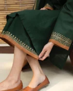 Dhanak 3PC With Wool Shawl-471 - Image 3