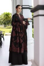 Dhanak 3PC Embroidered With Chiffon Dupatta-138 - Image 9