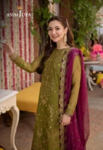 Dhanak 3PC Embroidered With Chiffon Embroidered Dupatta - 16 - Image 6