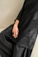 Dhanak 3PC Embroidered With Chiffon Dupatta-138 - Image 3