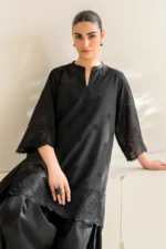 Dhanak 3PC Embroidered With Chiffon Dupatta-138 - Image 4