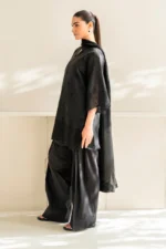 Dhanak 3PC Embroidered With Chiffon Dupatta-138 - Image 5