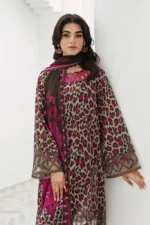 3PC KARANDI PRINTED SHIRT WITH KARANDI PRINTED DUAPTTA AND TROUSER-135 - Image 4