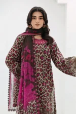 3PC KARANDI PRINTED SHIRT WITH KARANDI PRINTED DUAPTTA AND TROUSER-135 - Image 5