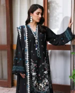 Dhanak-3PC Embroidered Shirt with Dhanak Embroidered Dupatta -112 - Image 5