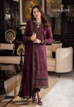 Dhanak 3PC Embroidered With Chiffon Embroidered Dupatta-81 - Image 4