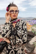 3PC KARANDI PRINTED SHIRT WITH KARANDI PRINTED DUAPTTA AND TROUSER -155 - Image 4