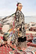 3PC KARANDI PRINTED SHIRT WITH KARANDI PRINTED DUAPTTA AND TROUSER -155 - Image 5