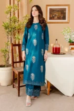 Dhanak 2PC Embroidered With Dhanak Embroidered Trouser-79 - Image 4