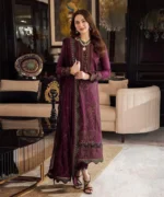 Dhanak 3PC Embroidered With Chiffon Embroidered Dupatta-81