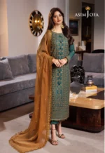 Dhanak 3PC Embroidered With Chiffon Embroidered Dupatta-88